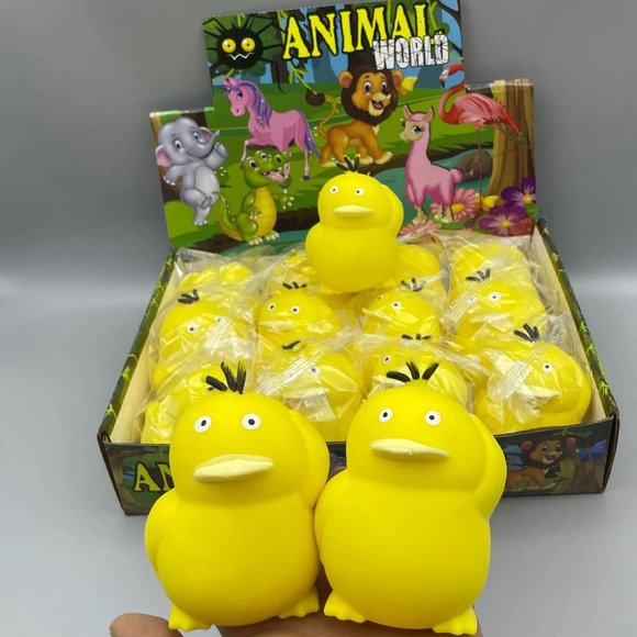 Elastic Duck Squeeze & Stretchy Fidget Toy For Kids - Set of 1 - Picture 3 of 4